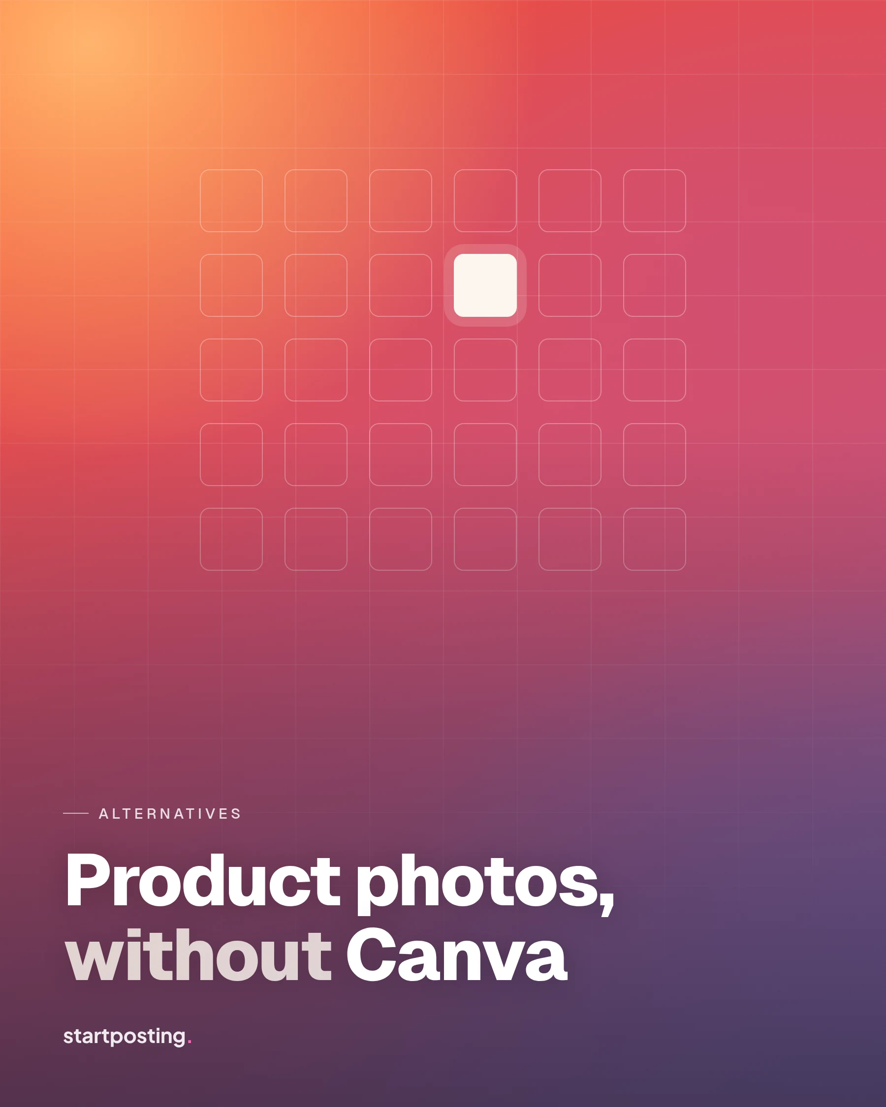 Product photos, without Canva