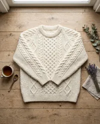 Sample clothing photo: Knit sweater
