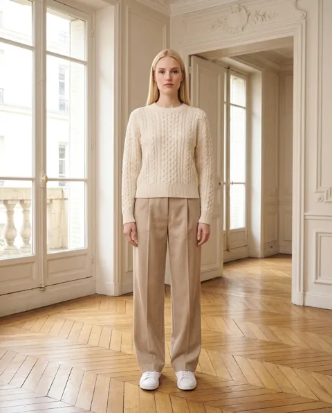 AI fashion photo décor: Parisian apartment