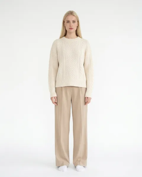 AI fashion photo décor: Pure white studio