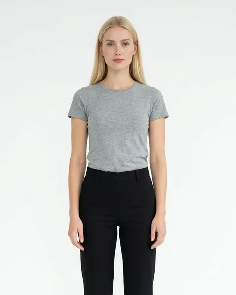 AI fashion model Emma: 24, slim, tall, Nordic