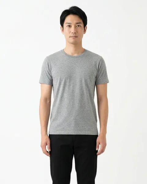 AI fashion model Kai: 32, average, Japanese